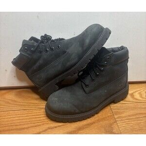 Timberland Black Boots Primaloaft Insulated 200 Gram Size 3M Youth 12707